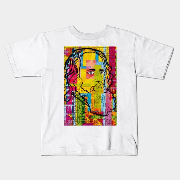 Alfred Tennyson II Kids T-Shirt by Exile Kings 